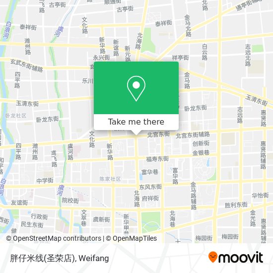 胖仔米线(圣荣店) map