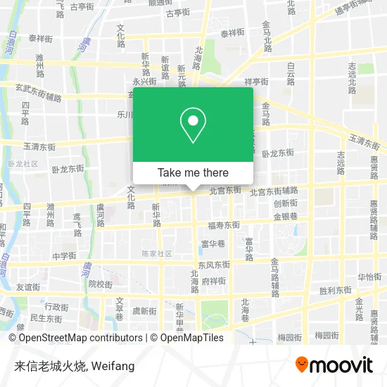 来信老城火烧 map