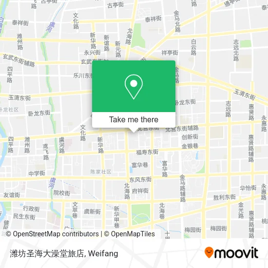 潍坊圣海大澡堂旅店 map