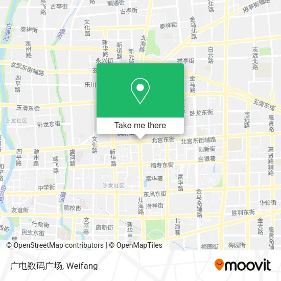 广电数码广场 map