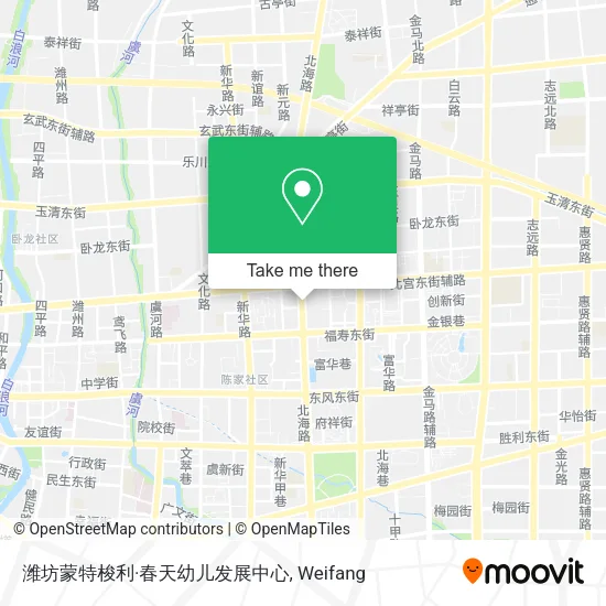 潍坊蒙特梭利·春天幼儿发展中心 map