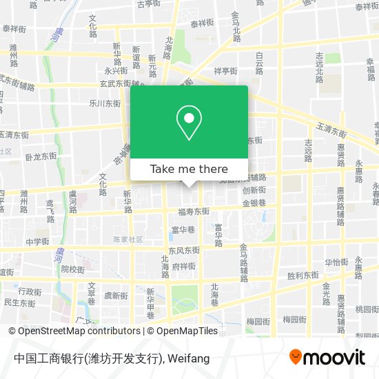 中国工商银行(潍坊开发支行) map