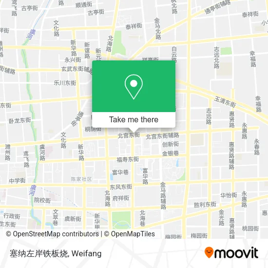 塞纳左岸铁板烧 map