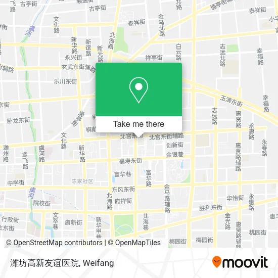 潍坊高新友谊医院 map