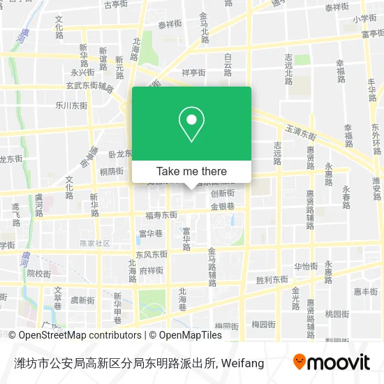 潍坊市公安局高新区分局东明路派出所 map