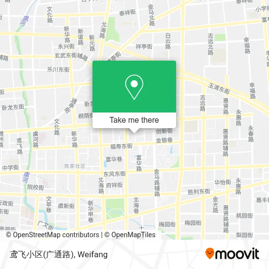 鸢飞小区(广通路) map