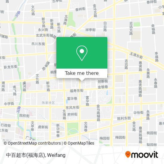 中百超市(福海店) map