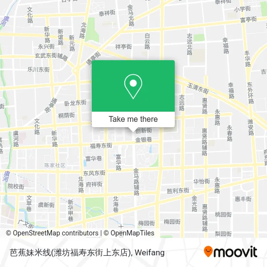 芭蕉妹米线(潍坊福寿东街上东店) map