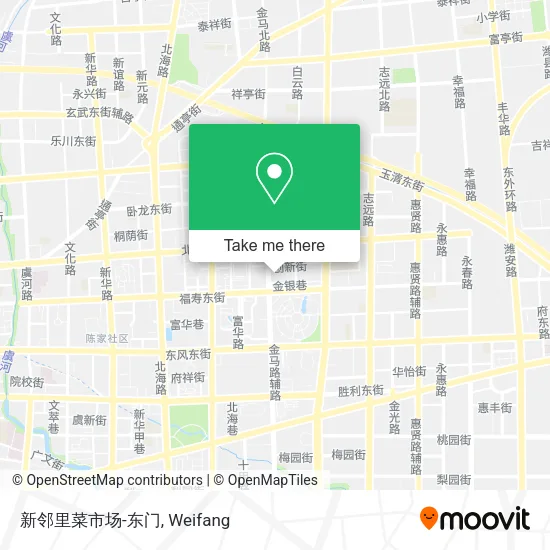 新邻里菜市场-东门 map