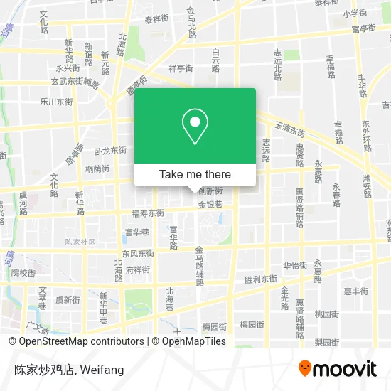 陈家炒鸡店 map