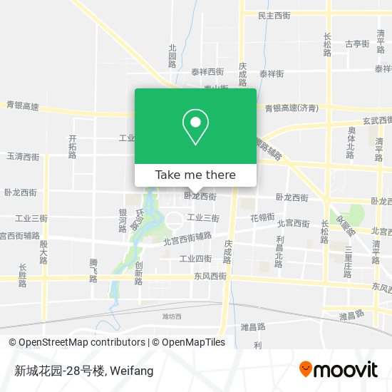 新城花园-28号楼 map