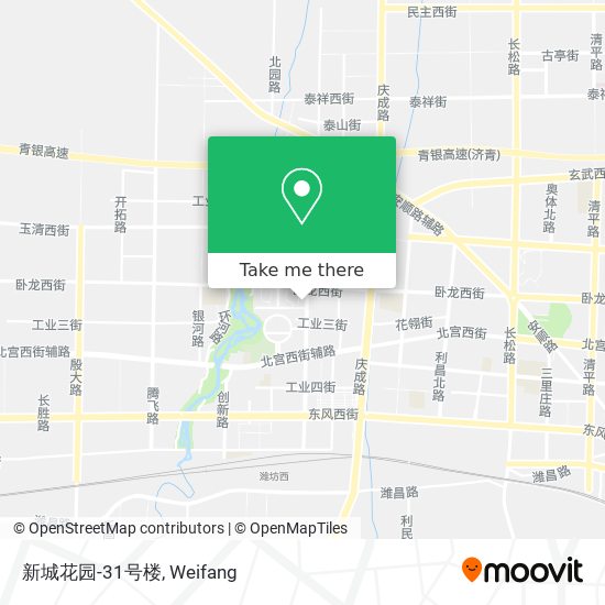 新城花园-31号楼 map