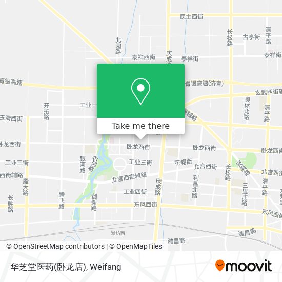 华芝堂医药(卧龙店) map