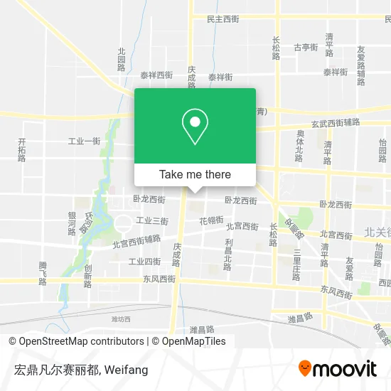 宏鼎凡尔赛丽都 map