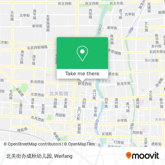 北关街办成秋幼儿园 map