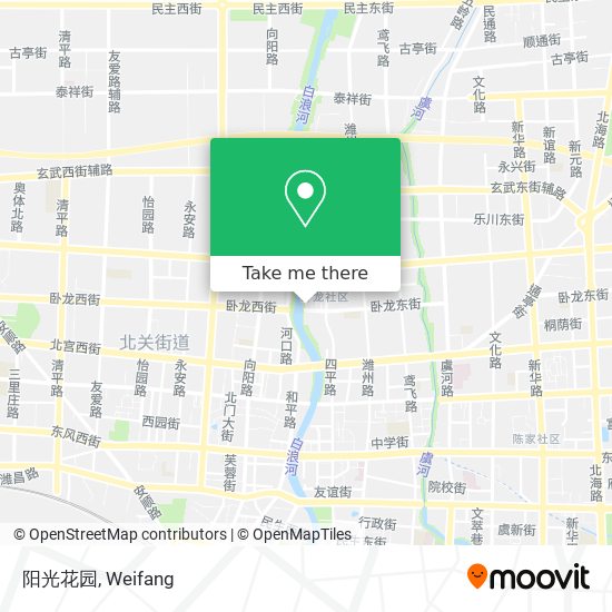阳光花园 map