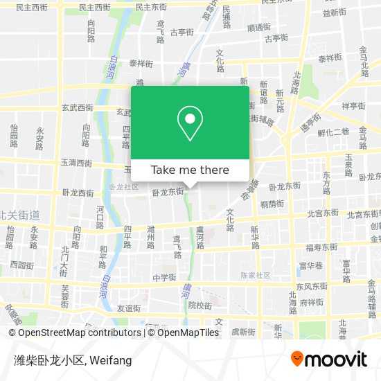 潍柴卧龙小区 map