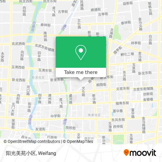 阳光美苑小区 map