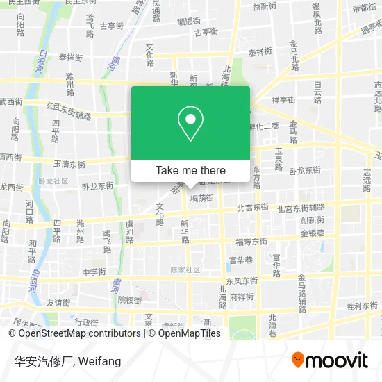 华安汽修厂 map