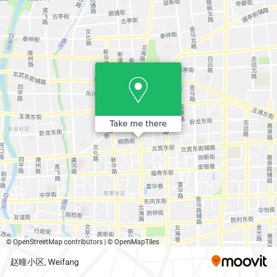 赵疃小区 map