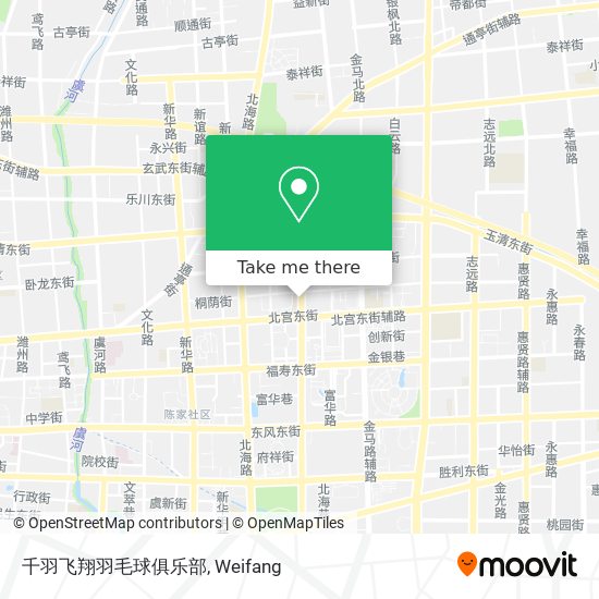 千羽飞翔羽毛球俱乐部 map