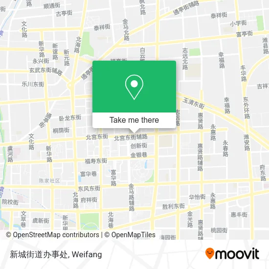 新城街道办事处 map