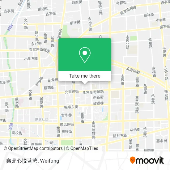 鑫鼎心悦蓝湾 map