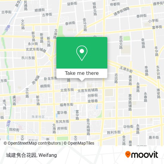 城建隽合花园 map