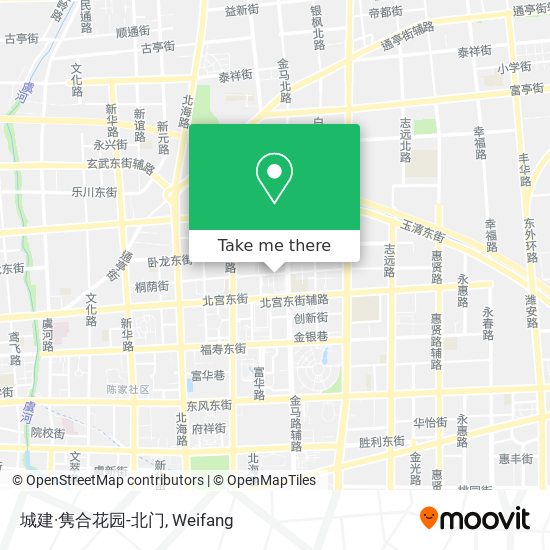 城建·隽合花园-北门 map