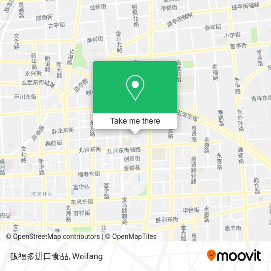 贩福多进口食品 map