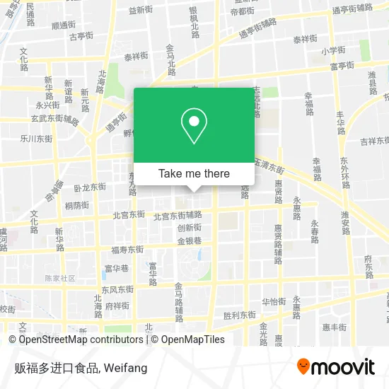 贩福多进口食品 map