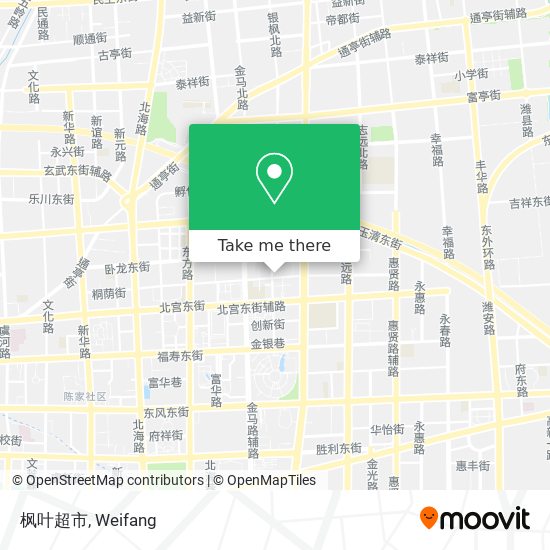 枫叶超市 map