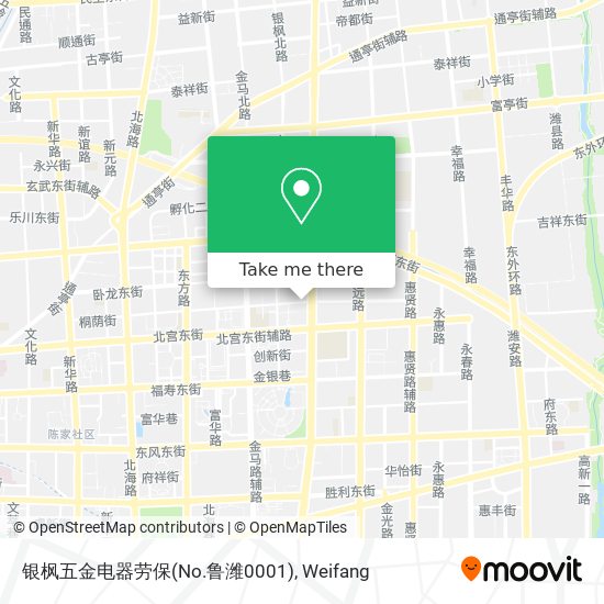 银枫五金电器劳保(No.鲁潍0001) map