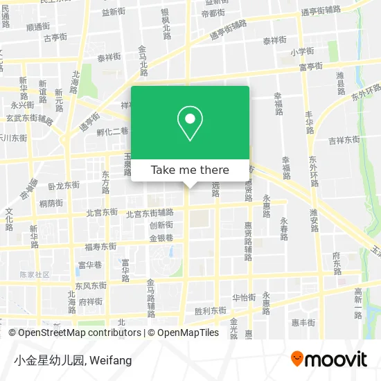 小金星幼儿园 map
