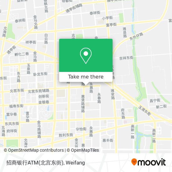 招商银行ATM(北宫东街) map