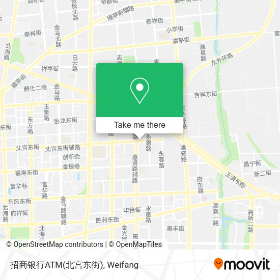 招商银行ATM(北宫东街) map