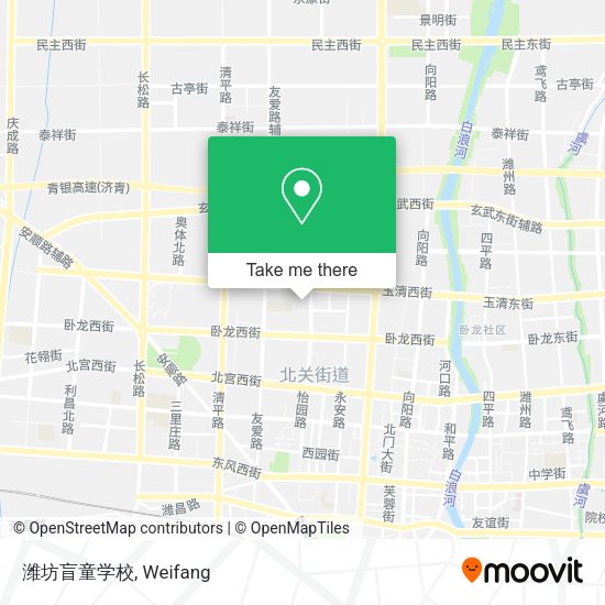 潍坊盲童学校 map