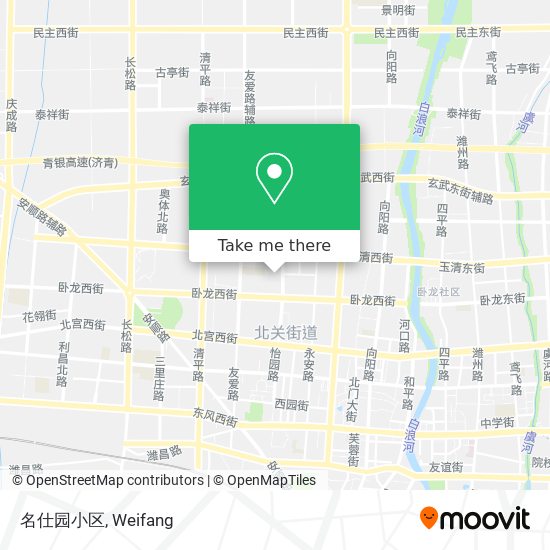 名仕园小区 map