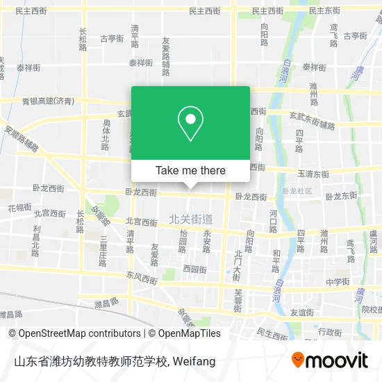 山东省潍坊幼教特教师范学校 map