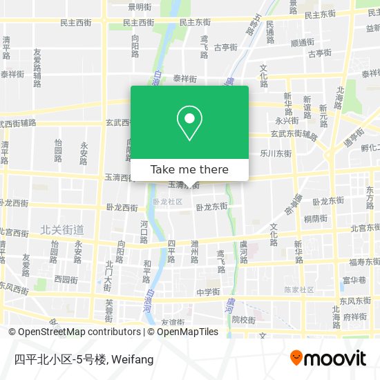 四平北小区-5号楼 map