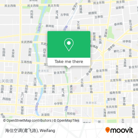 海信空调(鸢飞路) map