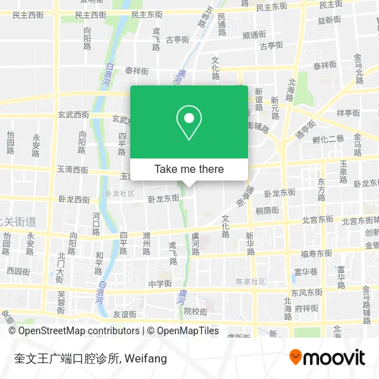 奎文王广端口腔诊所 map