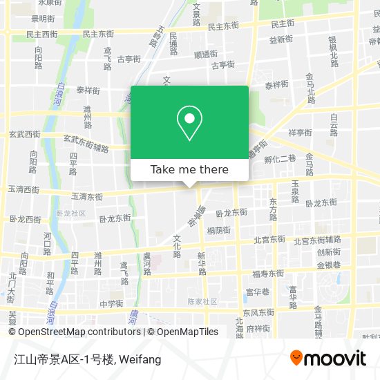 江山帝景A区-1号楼 map