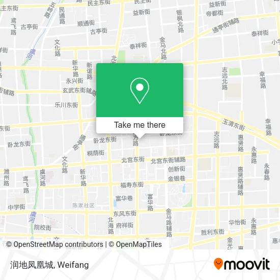 润地凤凰城 map