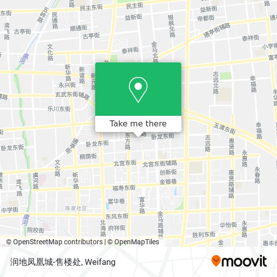 润地凤凰城-售楼处 map