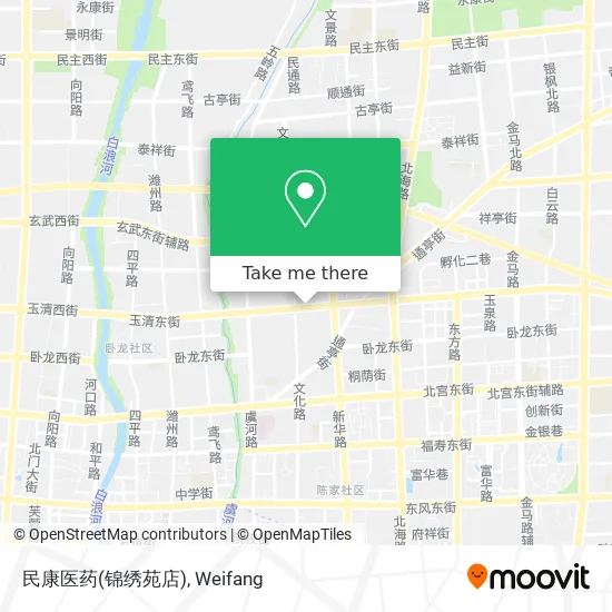 民康医药(锦绣苑店) map