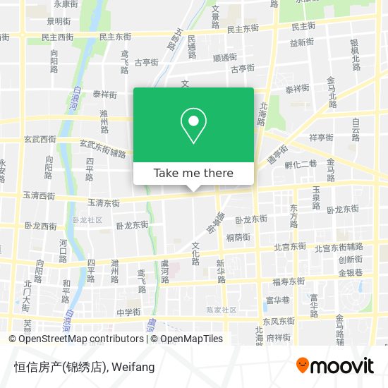恒信房产(锦绣店) map