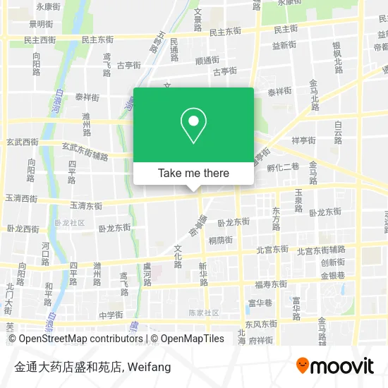 金通大药店盛和苑店 map