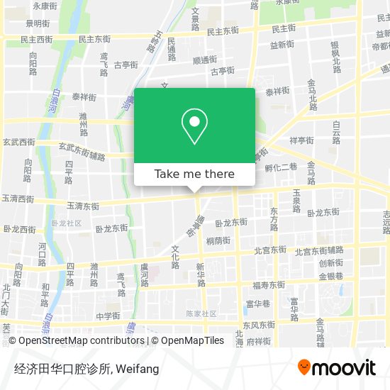 经济田华口腔诊所 map