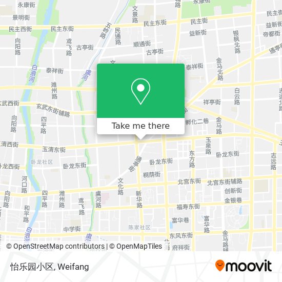 怡乐园小区 map